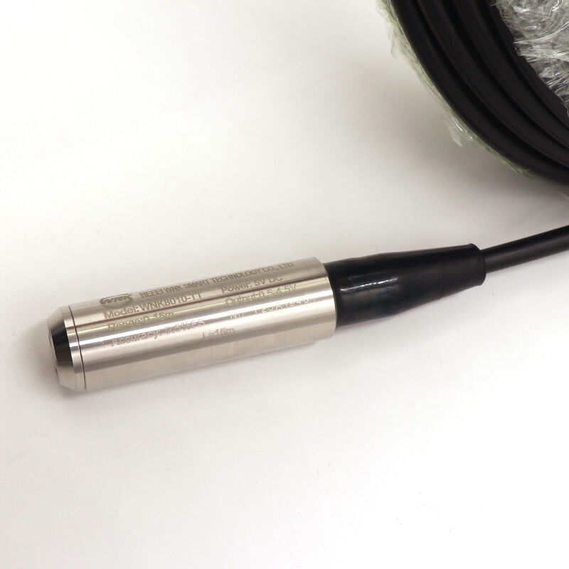 4-20ma 0-10v RS485 Uitgang Liquid Water Level Sensor 500m Well Boringhole Fuel Submersible Water Depth Level Transmitter