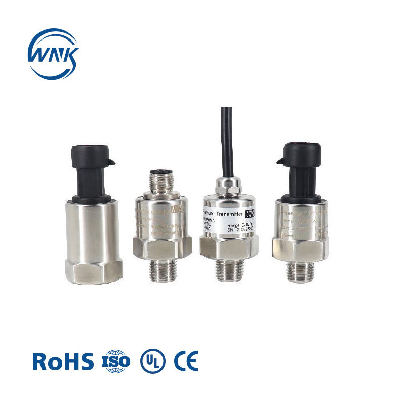 WNK81ma Elektronische Waterdruk Sensor 0.5-4.5V 4-20mA Uitgang -1-700Bar Bereik voor Olie Lucht Gas CE ROHS