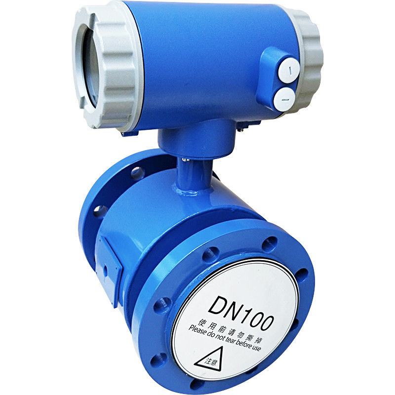 Turbinetype van IP65 IP68 Stroommeter EERSTE 1Cr18Ni9Ti die flensmateriaal aan de grond zetten