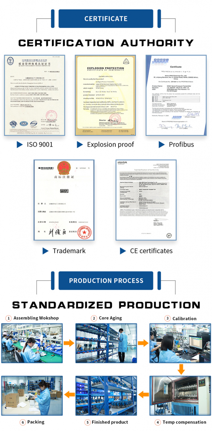 De hoge Zender van de Nauwkeurigheids Vacuüm Absolute Druk voor de Olie van het Gaswater