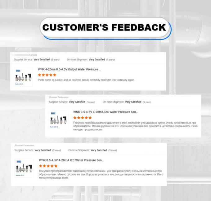 WNK 4~20mA 0-10V IIC Waterdruksensor Drukomvormer 0